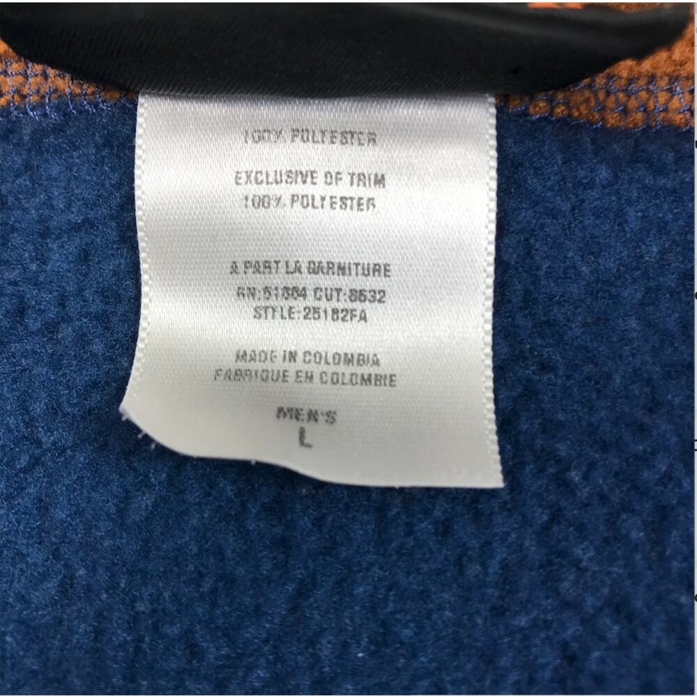 PATAGONIA Synchilla Fleece Vest Men L Blue Unisex Outdoor Timeless Travel Comfy - Picture 9 of 11